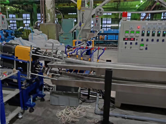 Double Output Spiral Reinforced PVC Hose Extrusion Line