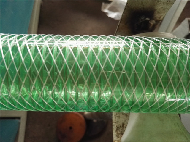 Spring Wire And Yarn Composite Reinforced PVC Hose Extrusion Line
