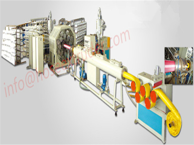 Double Colors PVC Layflat Hose Extrusion Line