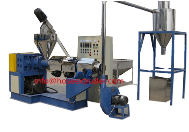 Flex PVC Granule Extrusion Line with Single Screw Extruder