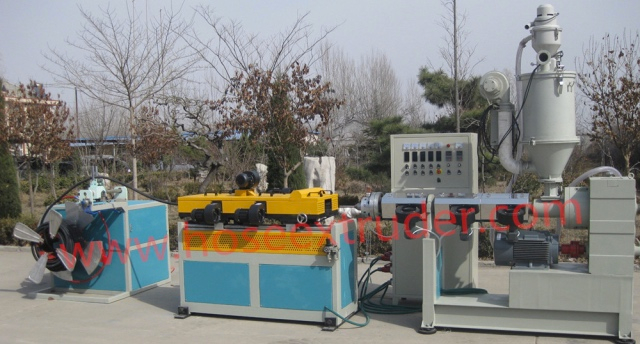 PE/PP Single Wall Corrugated Pipe Machine